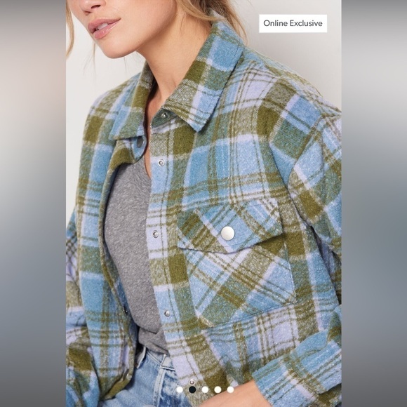 Monrow Plaid Flannel Jacket - Picture 6 of 9
